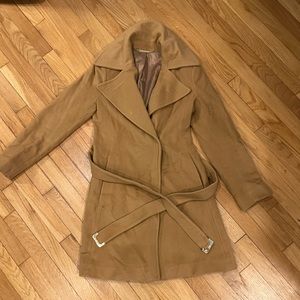 DVF wool trench coat